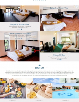 Thiết kế website resort bình thuận