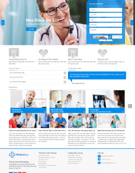 Thiết kế Website phòng khám nha...