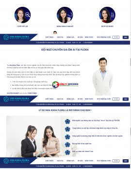 Thiết kế Website phòng khám nha...