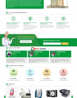 Thiết kế Website phòng khám chuyên...