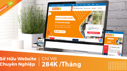 Tạo Ấn Tượng Riêng Với Website Chuyên Nghiệp Chỉ với 284K/Tháng !