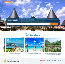 Website  tours du lịch 360