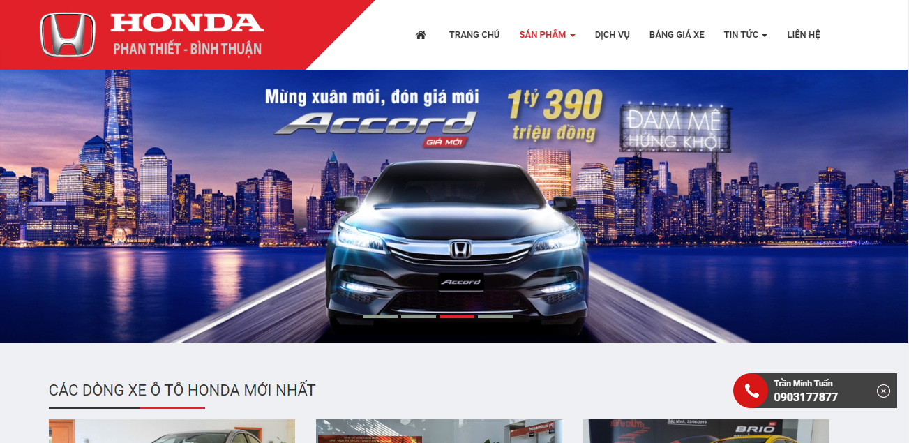 Thiết Kế Website Bán Ô Tô "Đẳng Cấp - Sang Trọng"