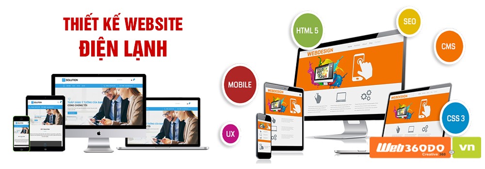 Thiết kế website điện lạnh Ấn Tượng Riêng Với Website Chuyên Nghiệp  Chỉ với 284K/Tháng !