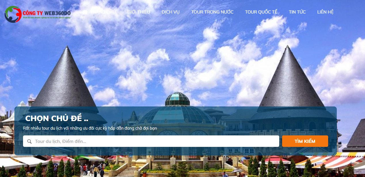 Thiết kế web Du lịch - Khách sạn